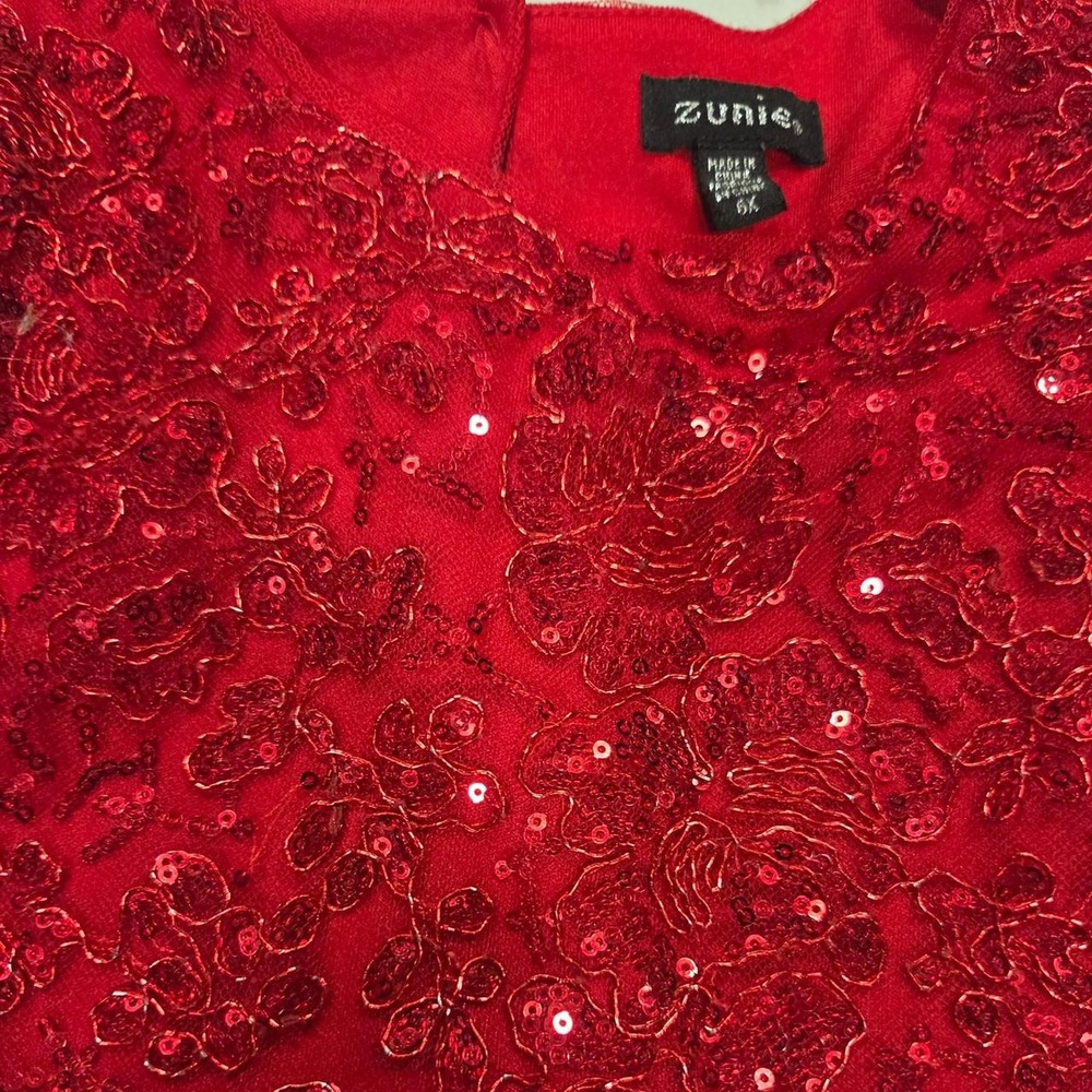 Girls Red Dress
